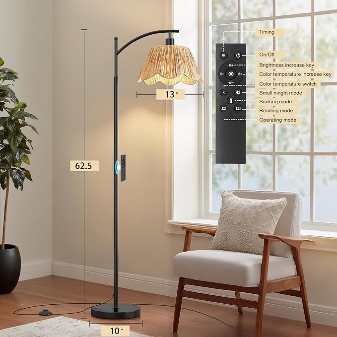 Oneach Arc Floor Lamp for Living Room