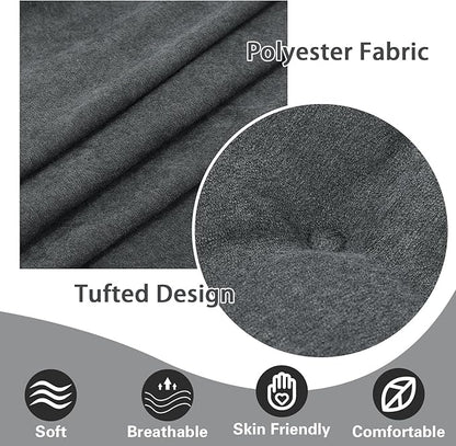 TANYOO Recliner Seat Cushion for Elderly - Patented Dual Design for Sagging Recliner Replacement & Easy Get Up, Booster Cushion Relieves Back Pain from Sofa, Couch, Chair 20x20x4 Inches Dark Grey