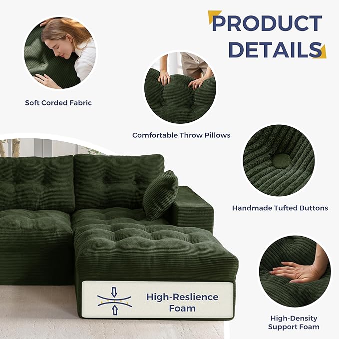 MAXYOYO Modular Sectional Sofa