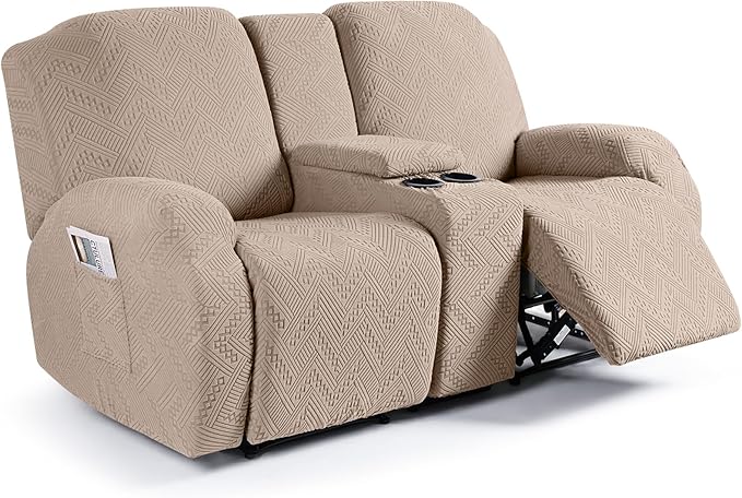Ruaozz Stretch Loveseat Recliner Covers