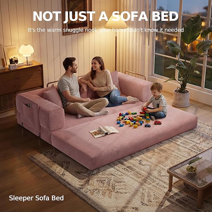 MoonSpeak 78.8''Sleeper Couch Bed
