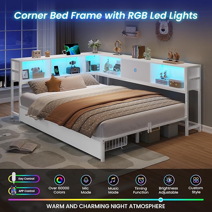 DICTAC Full Corner Bed Frame