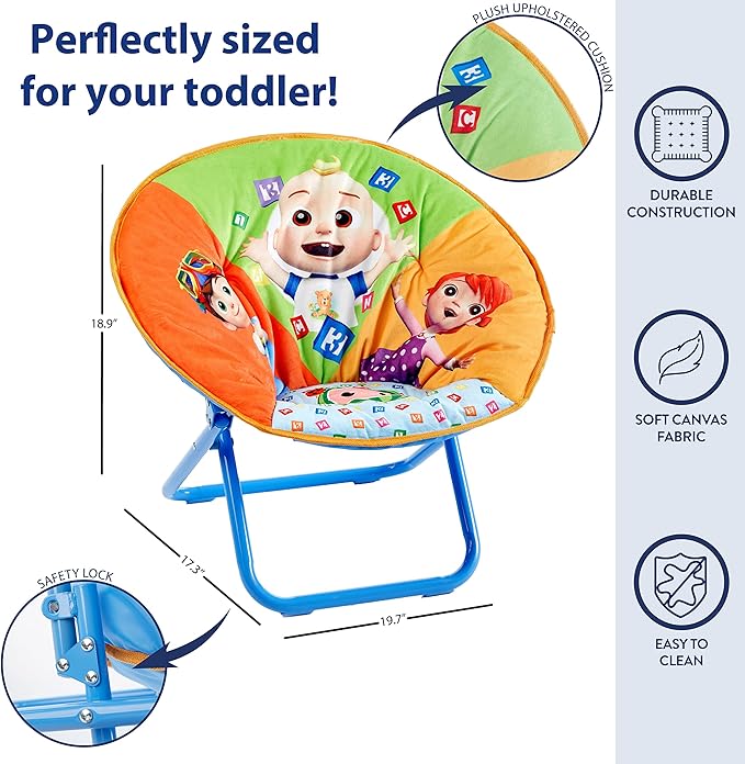 Idea Nuova Cocomelon Saucer Chair