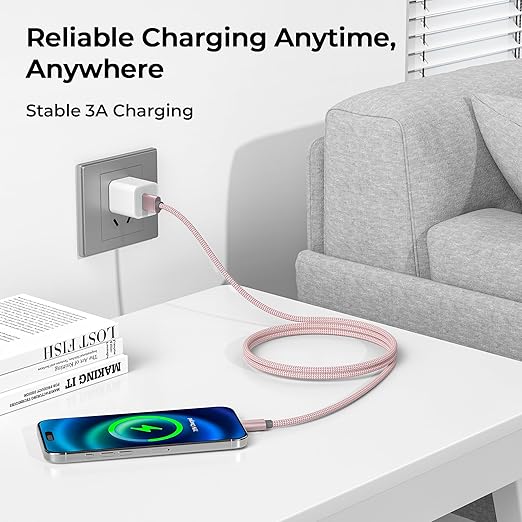 Basesailor USB Type C Charger Cable 3.3FT 2Pack,Charging Cord for Kindle Fire HD 7 2022 12th,10 9th 2019,8 10th 2020,Paperwhite 11th 2021 Generation,Samsung Galaxy A03s,A51,A52,A53,A12 A13,A32 A33,A42