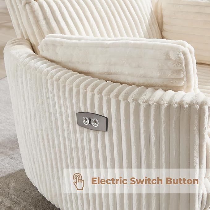 Power Recliner, Nursery Swivel Glider Rocking Chair