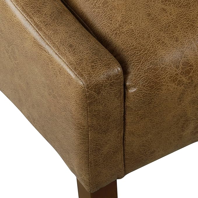 HomePop Modern Swoop Arm Accent Chair