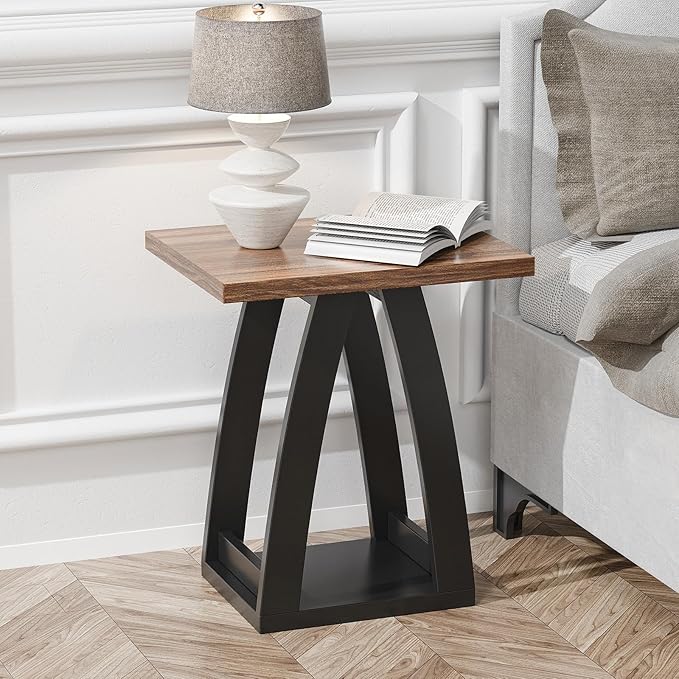 FROMJBEST End Table Set of 2, Side Table, Nightstand, Sofa Side Table