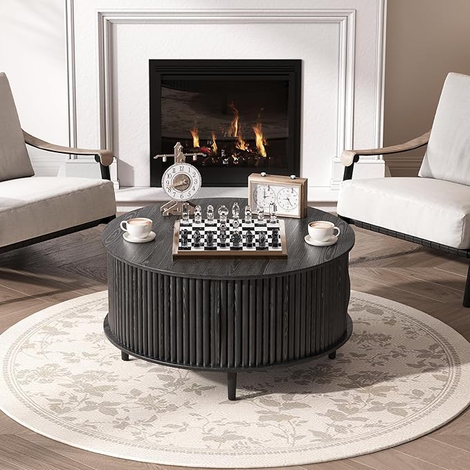 JOINICE, 31.5" Fluted Center Table