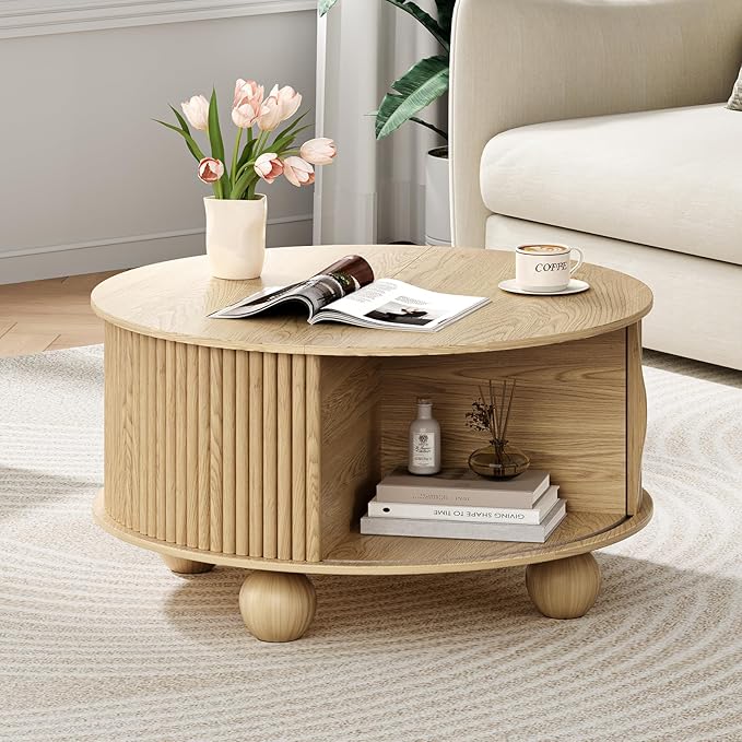 JOINICE Round Coffee Table