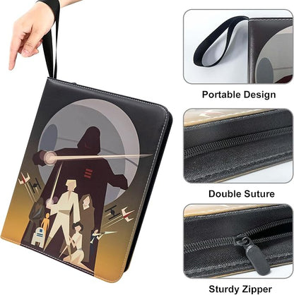 Card Binder for Star Wars Trading Cards,9 Pocket with 60 Sleeves up to 1080 Cards,Waterproof Card Storage Book,Star Wars Cards Display Case