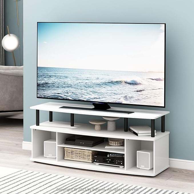 Furinno Jaya Large Entertainment Center Hold up to 55-in TV