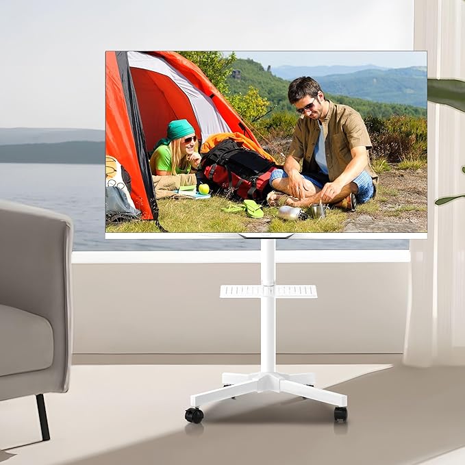 Mobile TV Carts on Wheels for 21-60 Inch Flat/Curved Panel Screens TVs