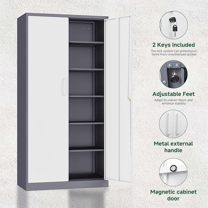 Letaya Metal Storage Cabinet