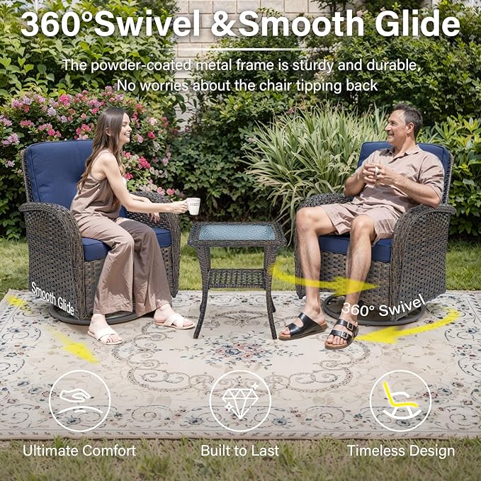 Belord 5 Pieces Patio Furniture Set