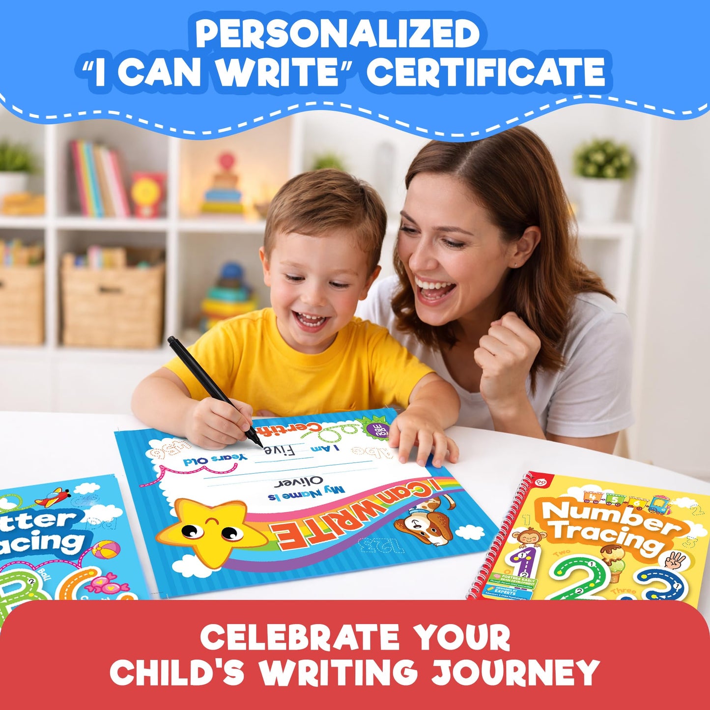 Doctor Jupiter Preschool Tracing Books for Toddlers, 3+ Year Old Kids — Learning Activity Books, Educational Toys, 100+ Wipe Clean Preschool & Kindergarten Activities
