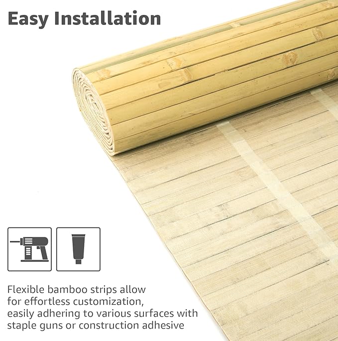 Art3d Natural Bamboo Wall Panel