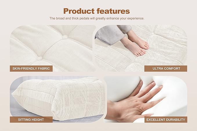 Bean Bag Pouf Ottoman, Foot Stool, Foot Rest