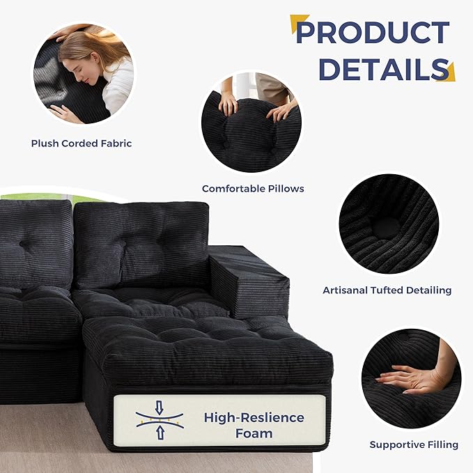 MAXYOYO Modular Sectional Sofa