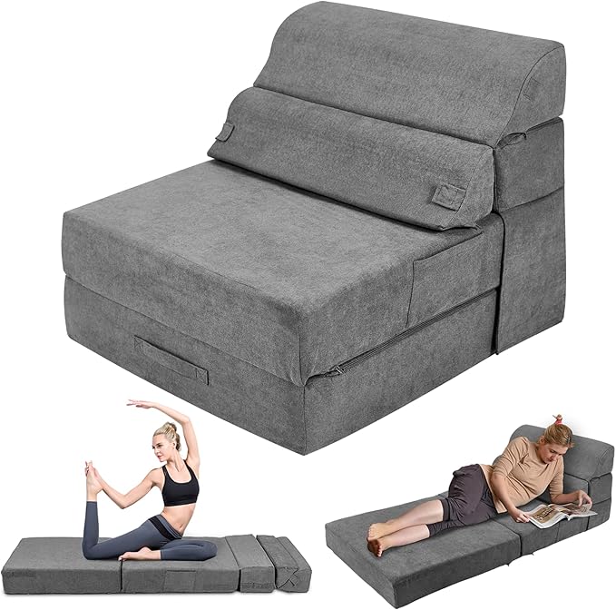 Foldable Sofa Bed for Adults Comfy Folding Sofa Bed, Convertible Sleeper Sofa