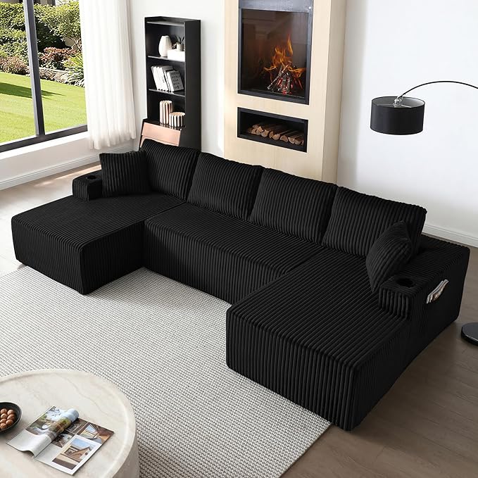 124" Oversized Sectional Couches