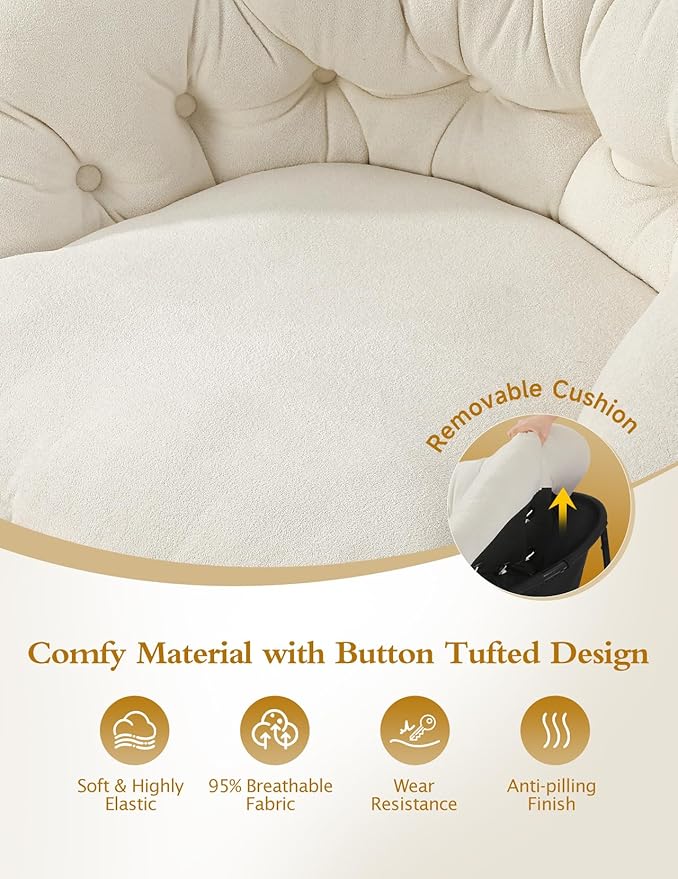 Kidirect Wide Rocking Chair Nursery, Comfy Saucer Nursery Rocking Chairs