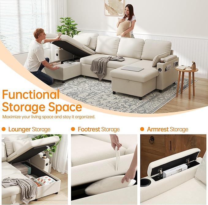 DURASPACE Sofa Bed Pull Out Couch Sleeper