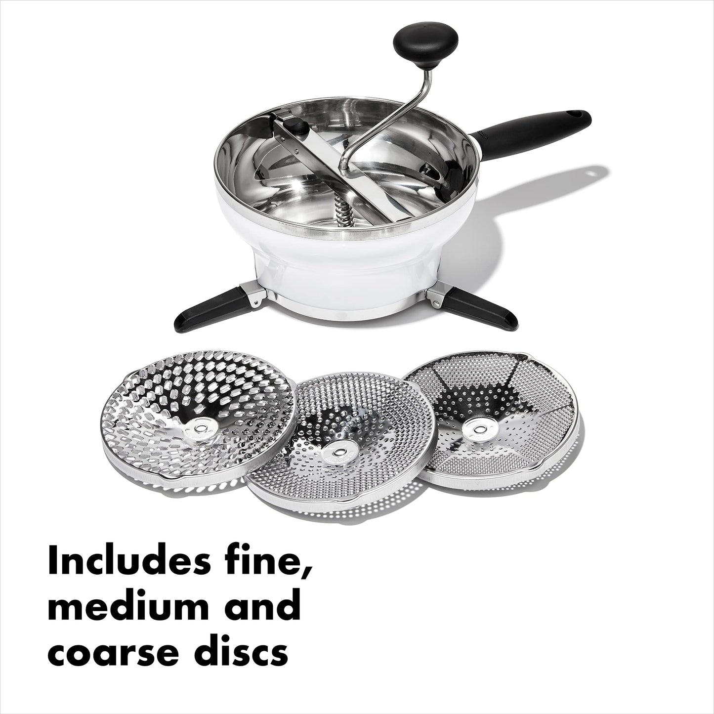 OXO Good Grips Stainless Steel Food Mill For Purees,Silver
