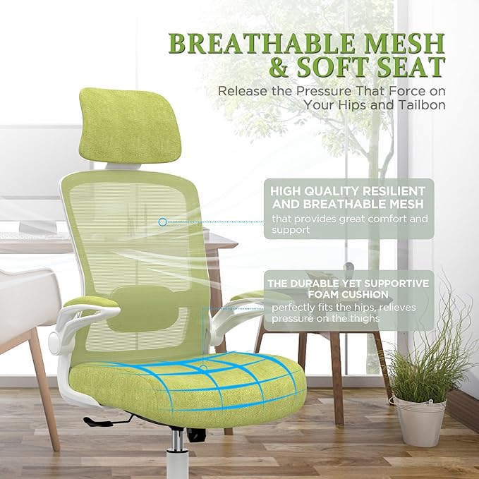 Mimoglad Office Chair, High Back Ergonomic Desk Chair