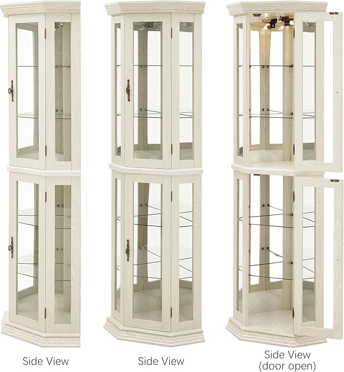Glass Corner Display Cabinet