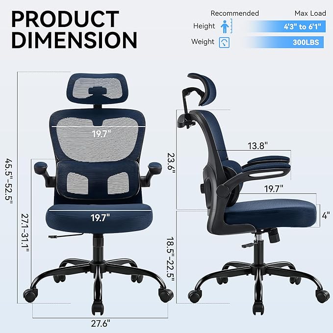 AreShark Office Chair Ergonomic Desk Chairs