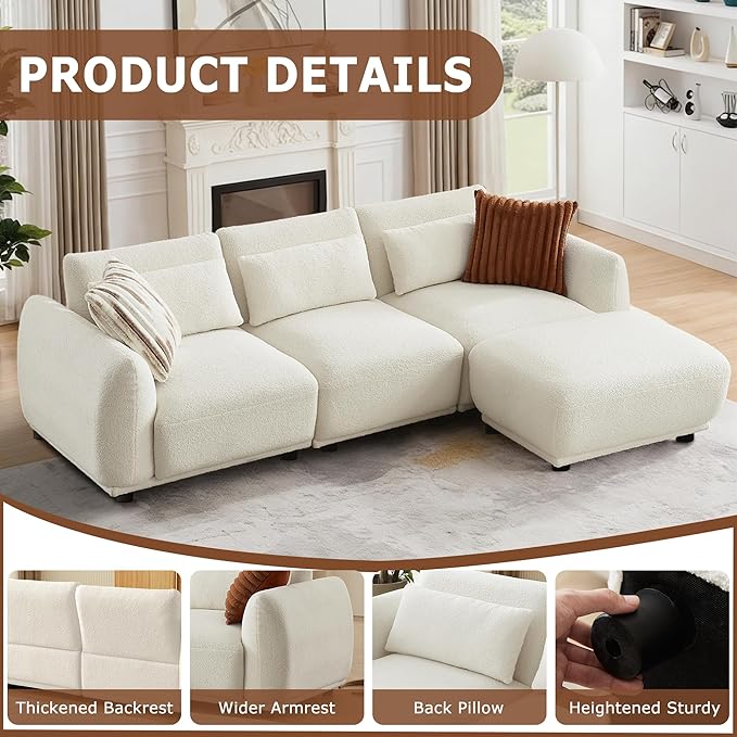 L Shaped Modular Sectional Couch