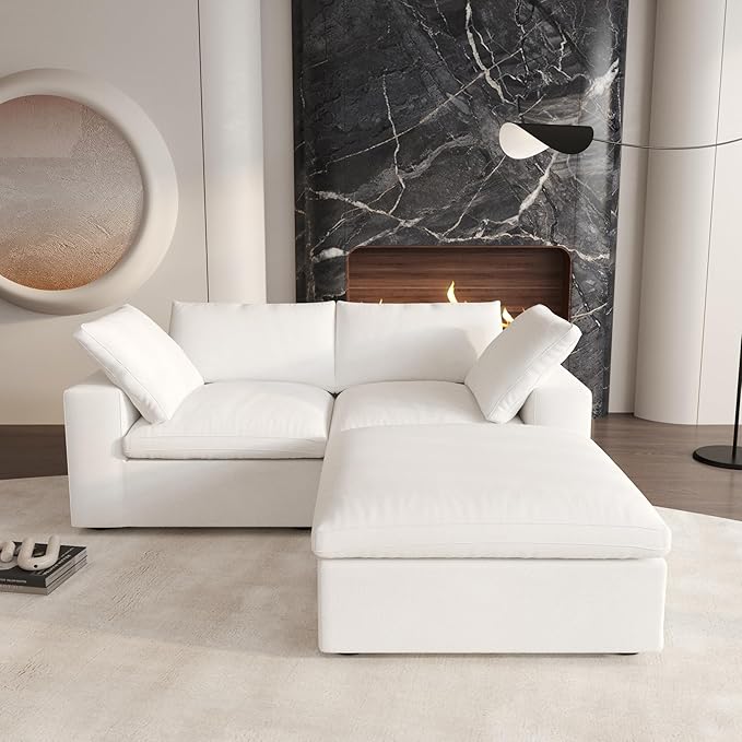 Cloud Modular Sectional Sofa, 80.3" Down Filled Comfort Sofa Couch