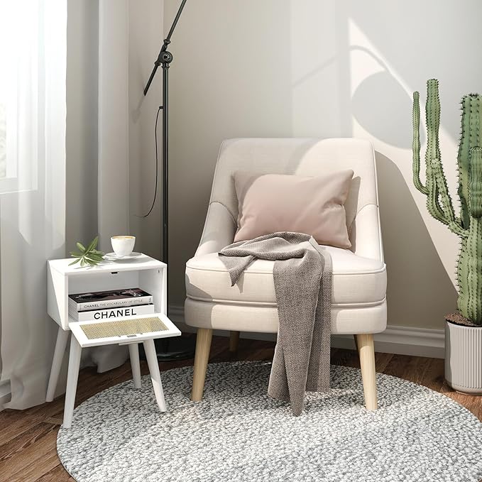 LAATOOREE Table, Nightstand Set of 2