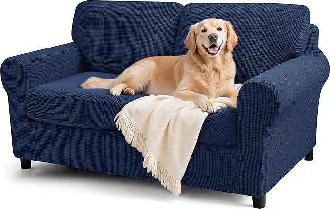 SUBRTEX 5 Pieces Stretch Sofa Slipcover Sets Couch Cover Sets Backrest Cushion