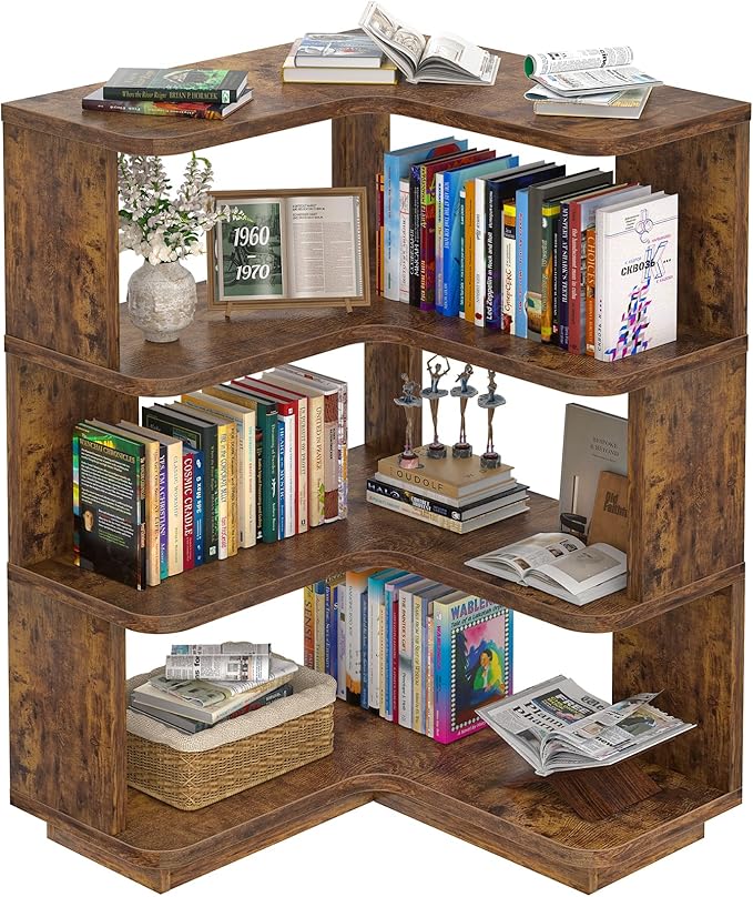 Armocity Corner Book Shelf