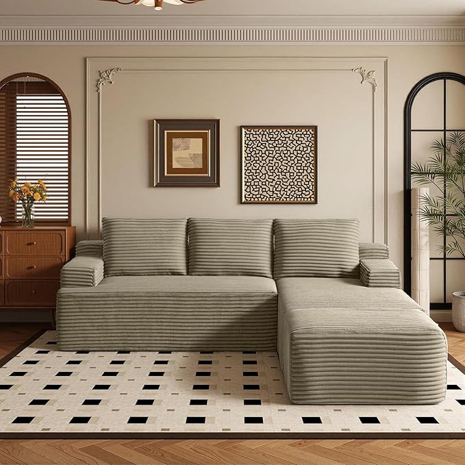 96" Sectional Couches for Living Room Cloud Couch Sofa
