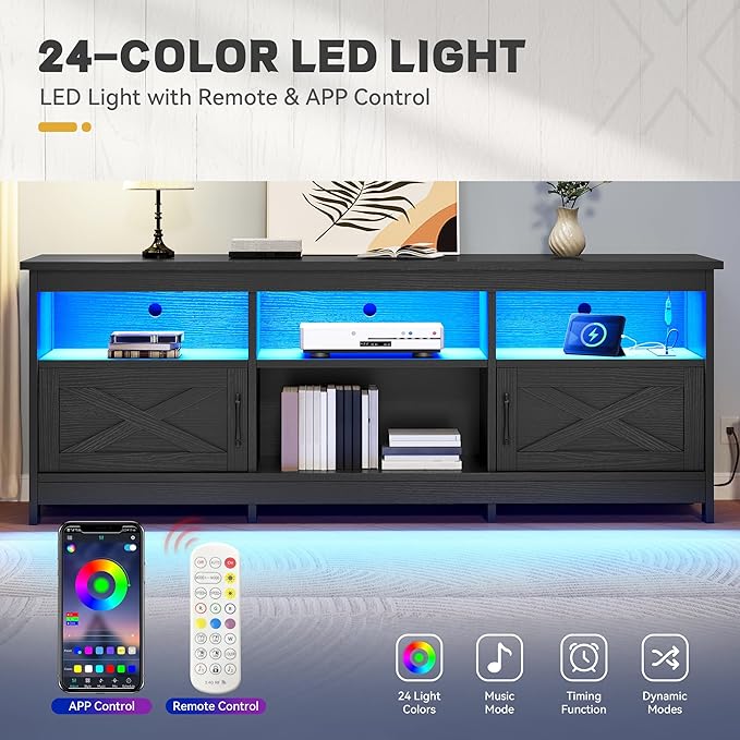 YITAHOME TV Stand for 80/75/70 Inch TVs