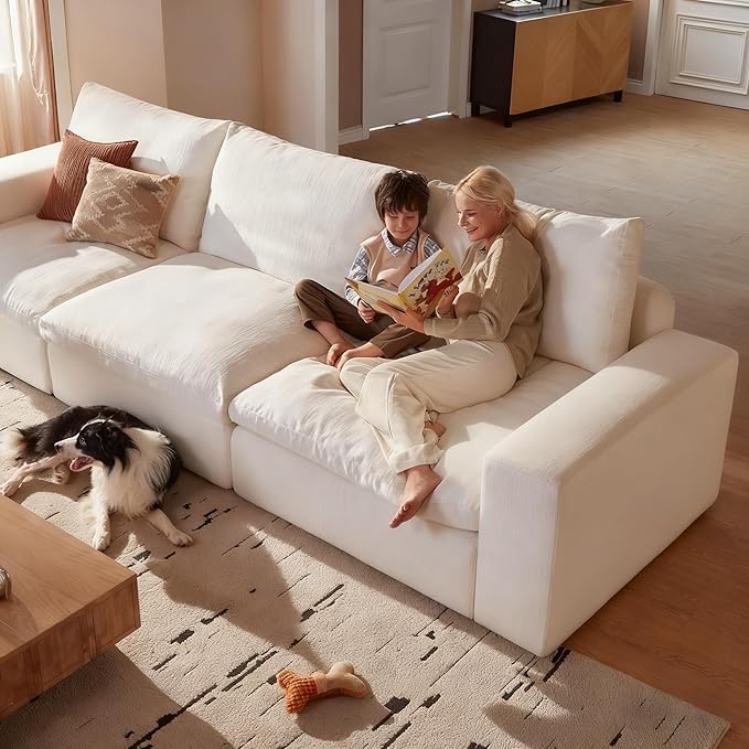 Modular Cloud Sofa, 110.2" Cloud Sectional Couches