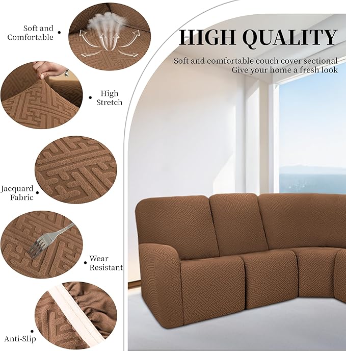 100% Waterproof Sectional Recliner Couch Covers