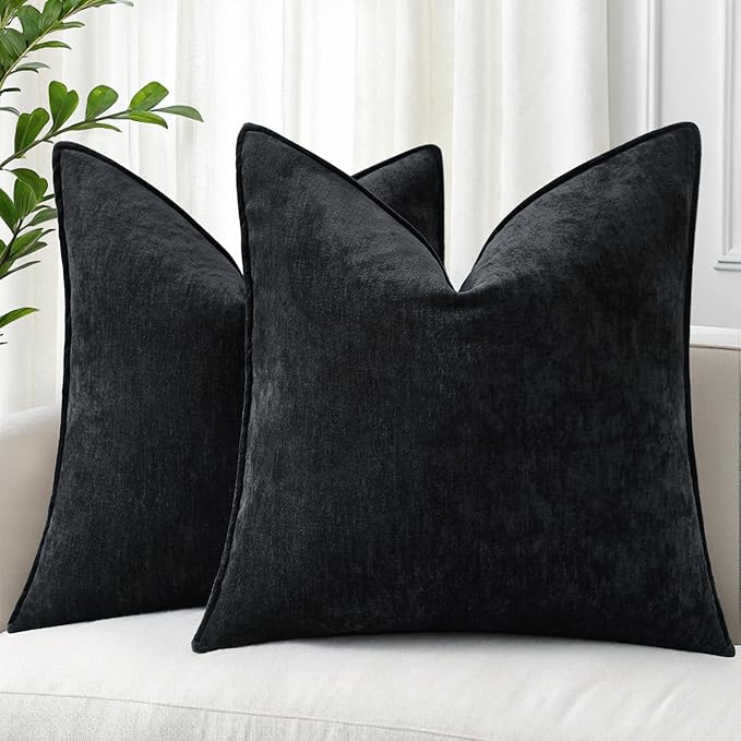 decorUhome Summer Couch Throw Pillow Covers 20x20 Set of 2, Decorative Soft