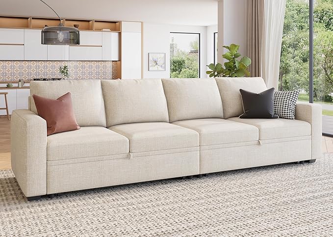 HONBAY Modular Sectional Sleeper Sofa Bed,