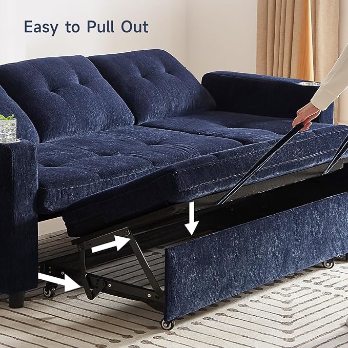 ONBRILL Sleeper Sofa, Pull Out Couch Bed