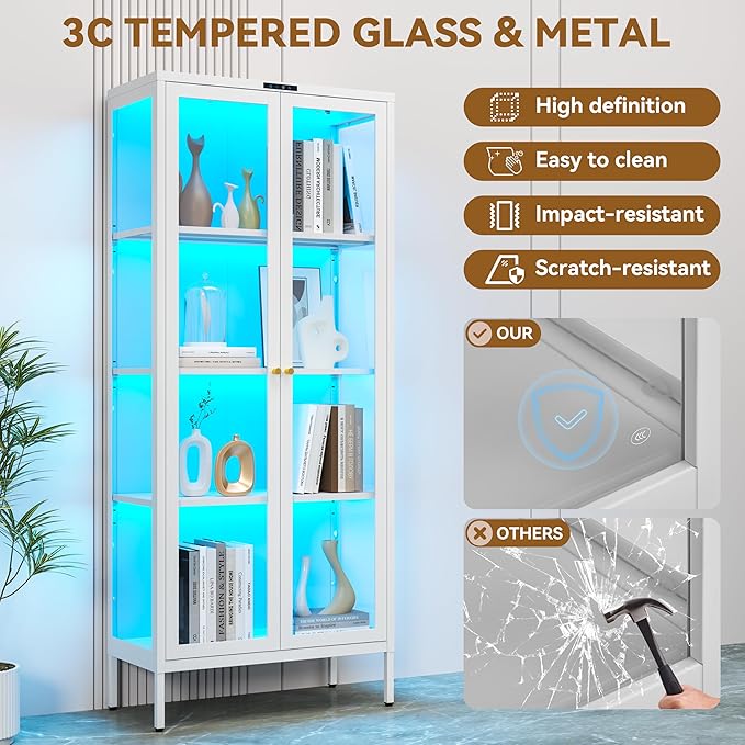 Polup Glass Display Cabinet