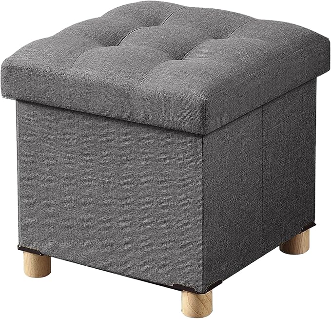 BRIAN & DANY Ottoman with Storage, Small Storage Ottoman