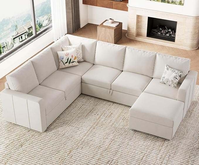 Belffin Modular Sectional Sleeper Sofa