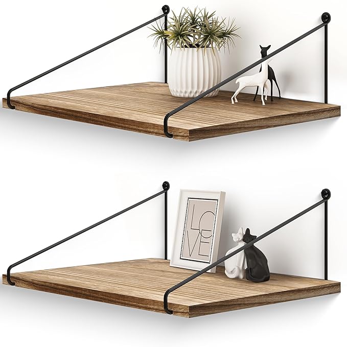 Afuly 12 Inch Deep Floating Shelves