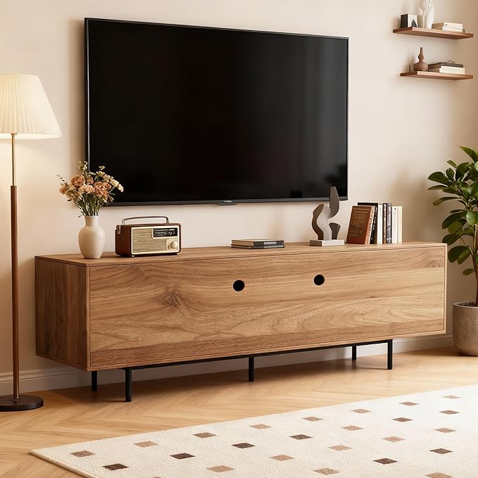 70.87" Mid-Century Modern TV Stand, Entertainment Center