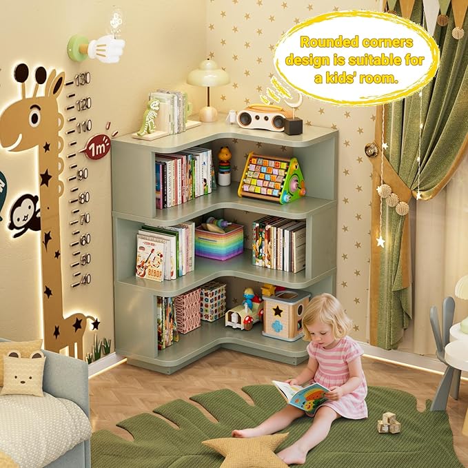 Armocity Corner Book Shelf