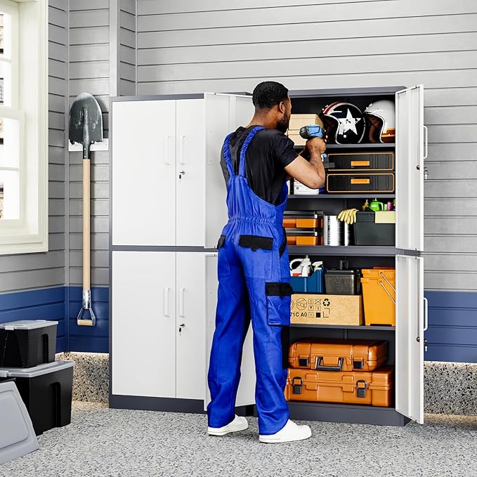 Yizosh Metal Storage Locking Cabinet