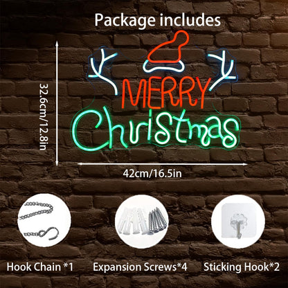 Merry Christmas Neon Sign